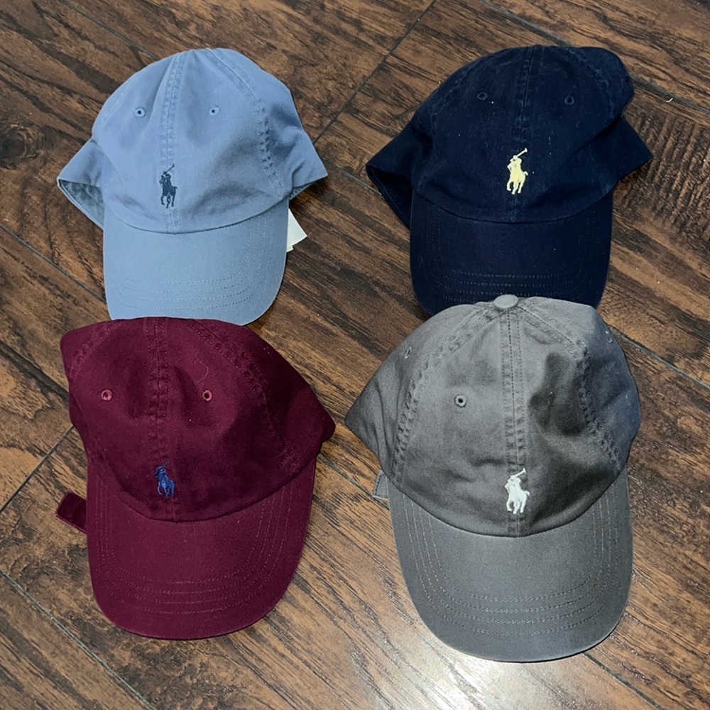 Polo Ralph Lauren Hat
Multiple Colors Available 
Navy
Light Blue
Gray
Maroon